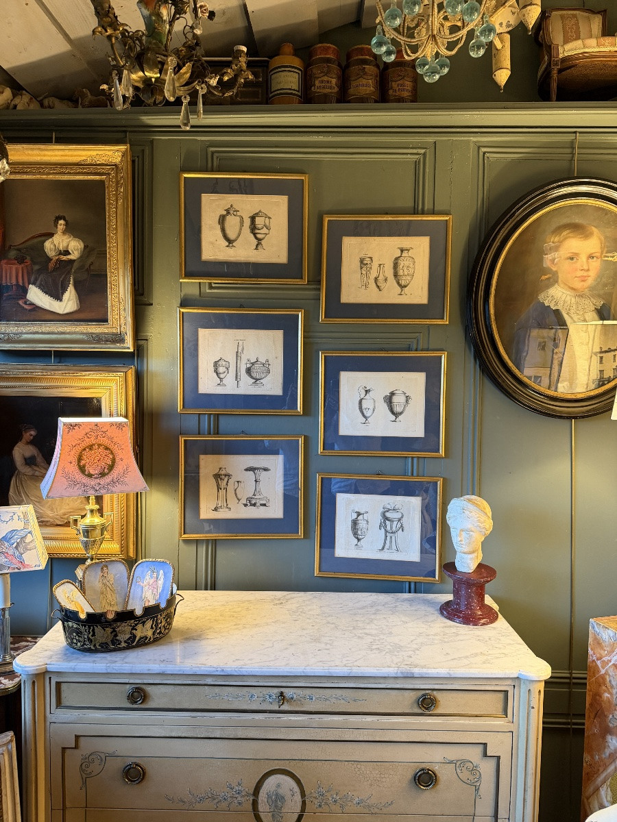 Six 18th Century Engravings From : "recueil d'Antiquités Romaines Ou Voyage d'Italie"-photo-5