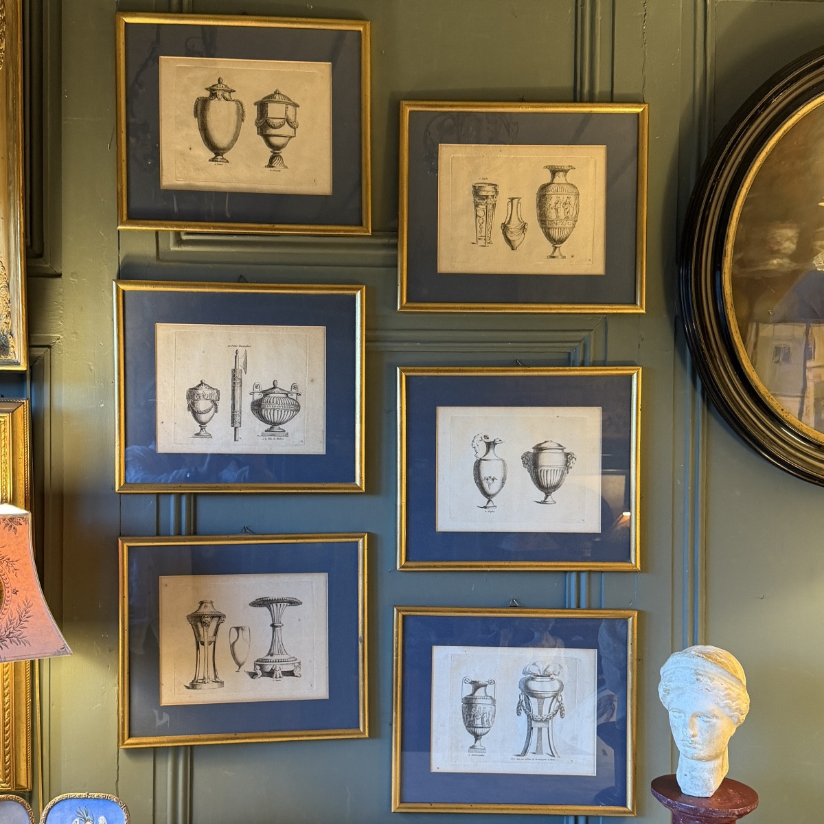 Six 18th Century Engravings From : "recueil d'Antiquités Romaines Ou Voyage d'Italie"