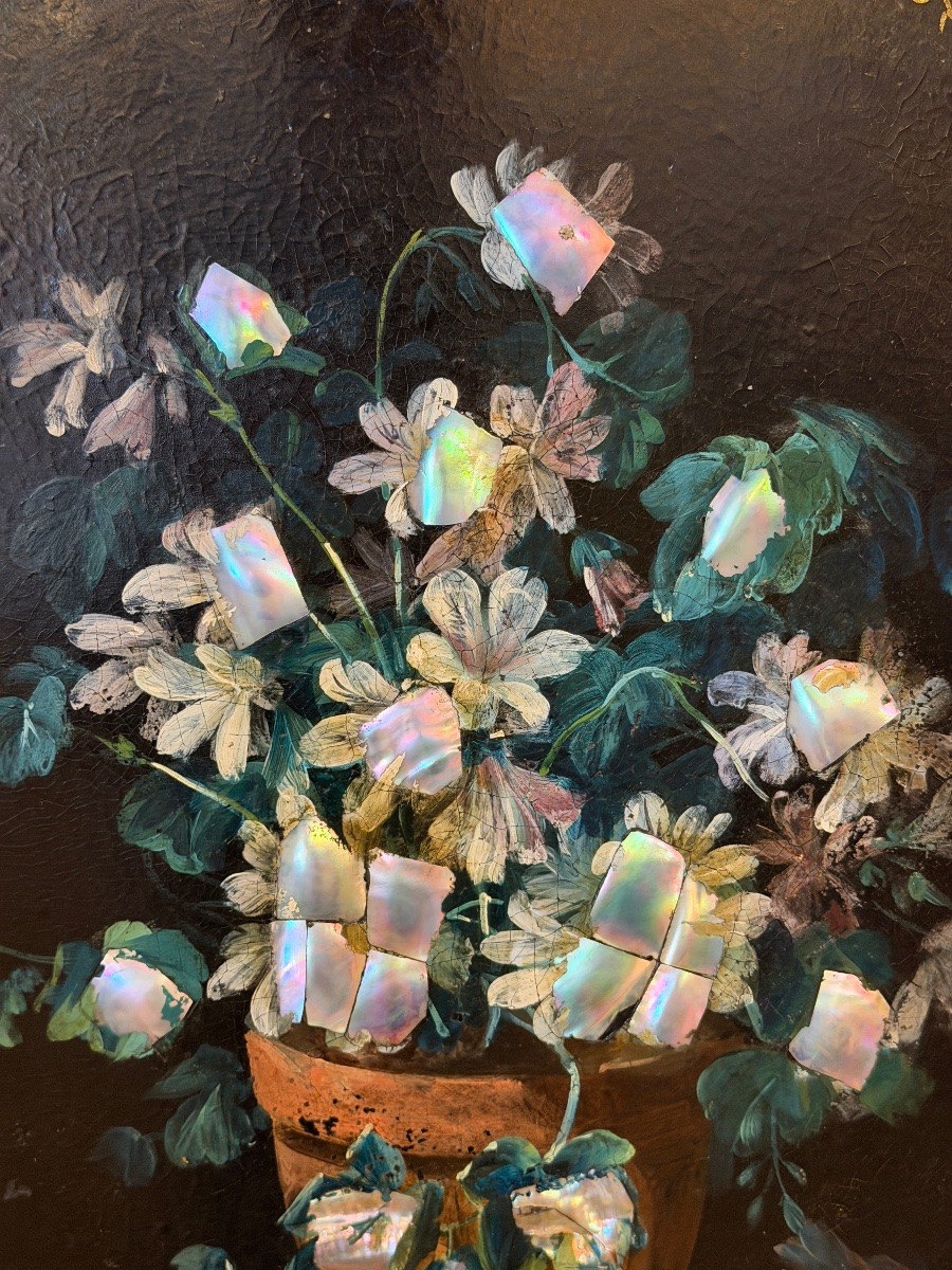 Petit guéridon tripode Napoléon III-photo-3