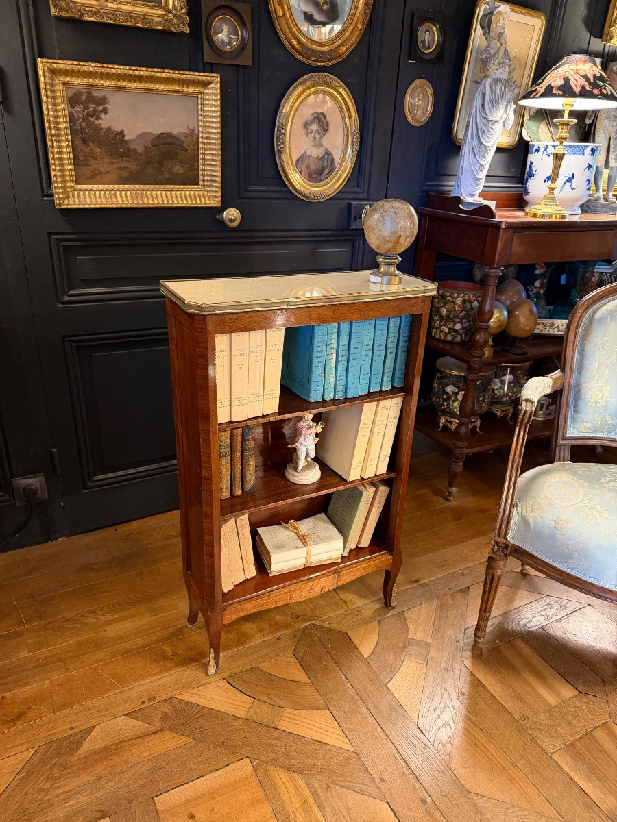 Small Bibus, Transition-style Bookcase, 89.5 Cm High-photo-2