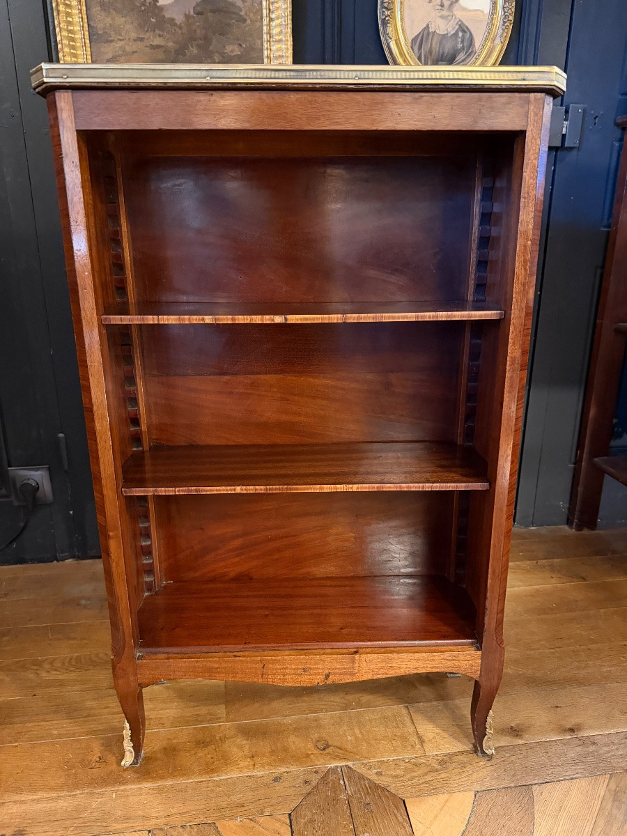 Small Bibus, Transition-style Bookcase, 89.5 Cm High-photo-3