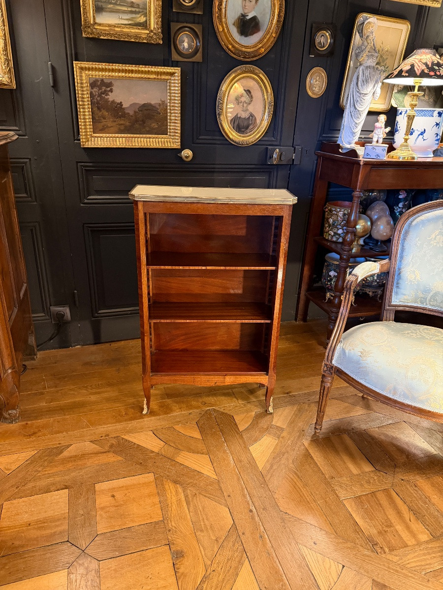 Small Bibus, Transition-style Bookcase, 89.5 Cm High-photo-5