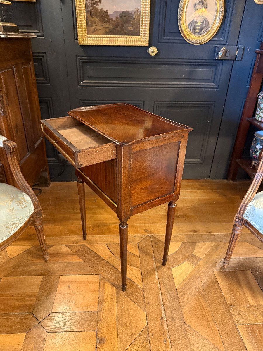 Early 19th Century Directoire Curtain Table-photo-2