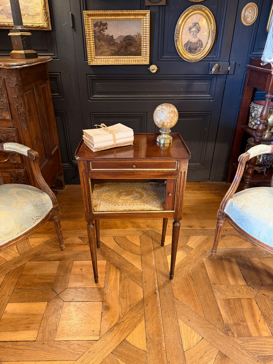 Early 19th Century Directoire Curtain Table-photo-8