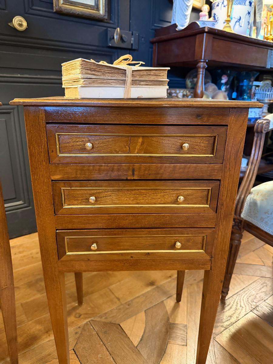 Paire de chevets de style Louis XVI-photo-6