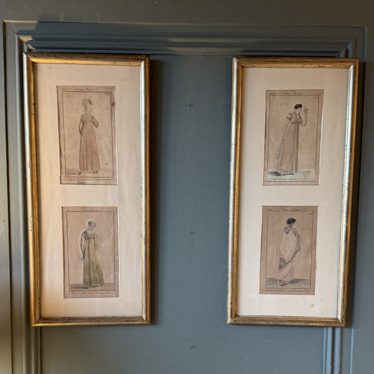 Le Costume Parisien, Pair Of Early 19th Century Fashion Prints
