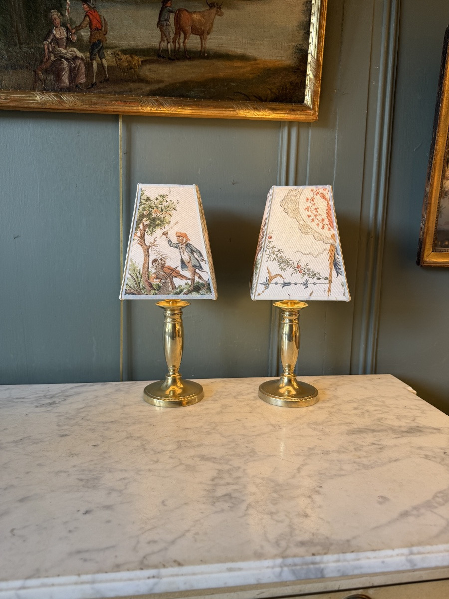 Paire de lampes de table sans fil, Hauteur 33.5 cm-photo-1