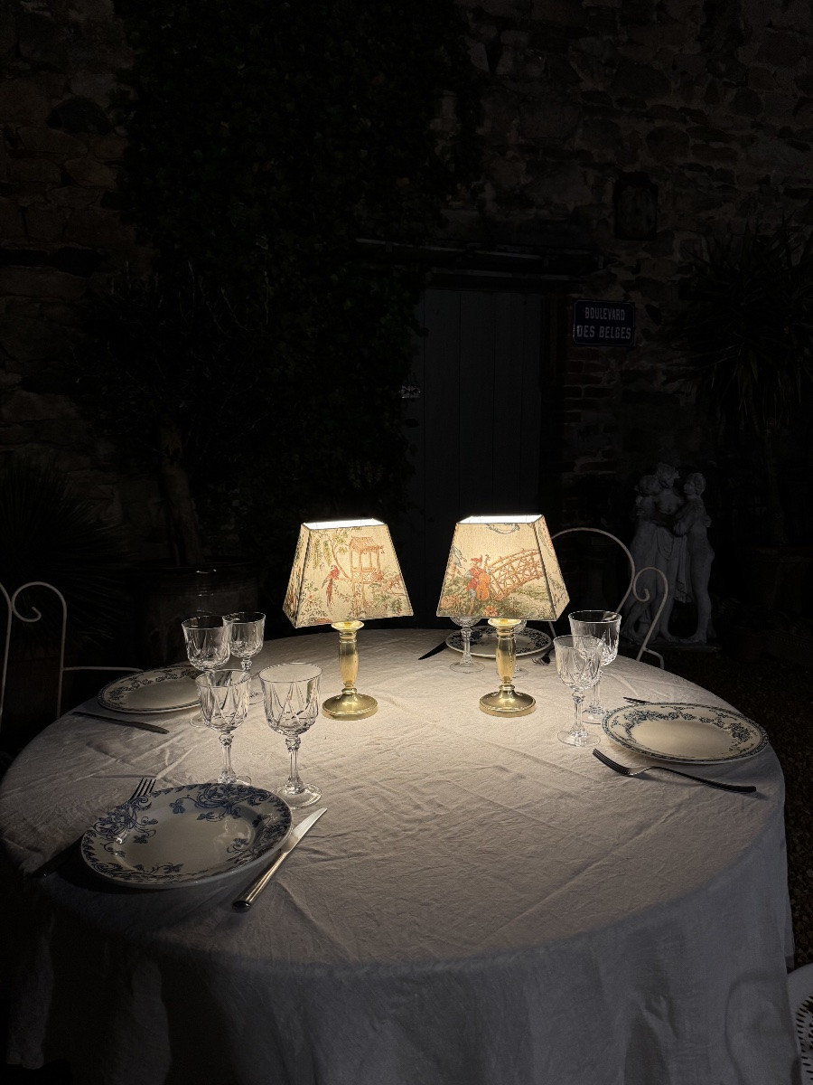 Paire de lampes de table sans fil, Hauteur 33.5 cm-photo-8