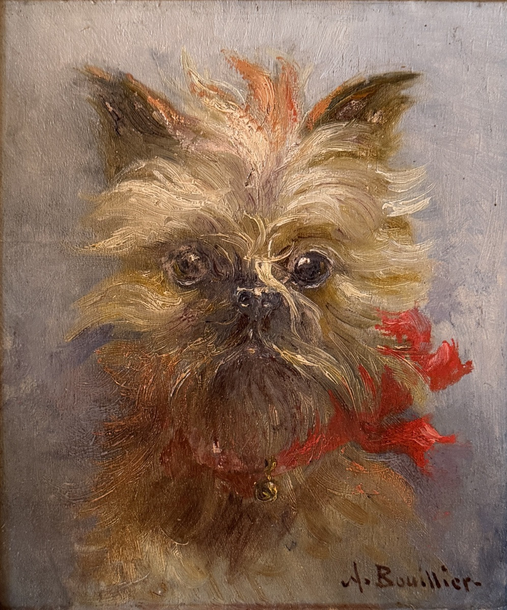Portrait Of A Dog By Amable Bouillier-photo-2