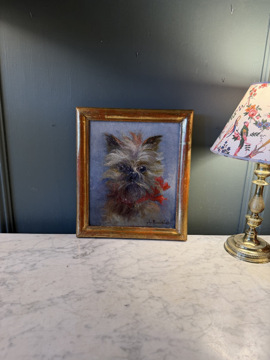Portrait Of A Dog By Amable Bouillier-photo-4