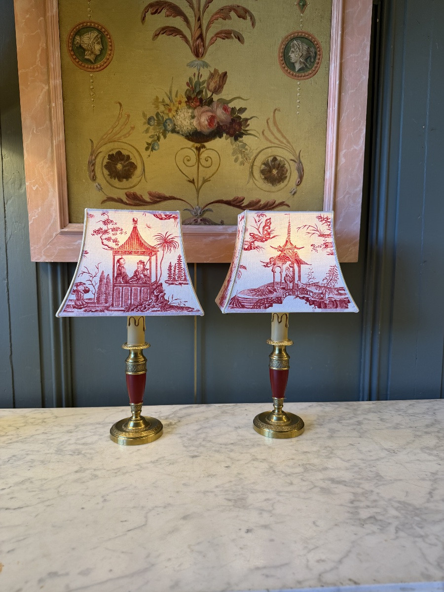 Pair Of Cordless Table Lamps -photo-2