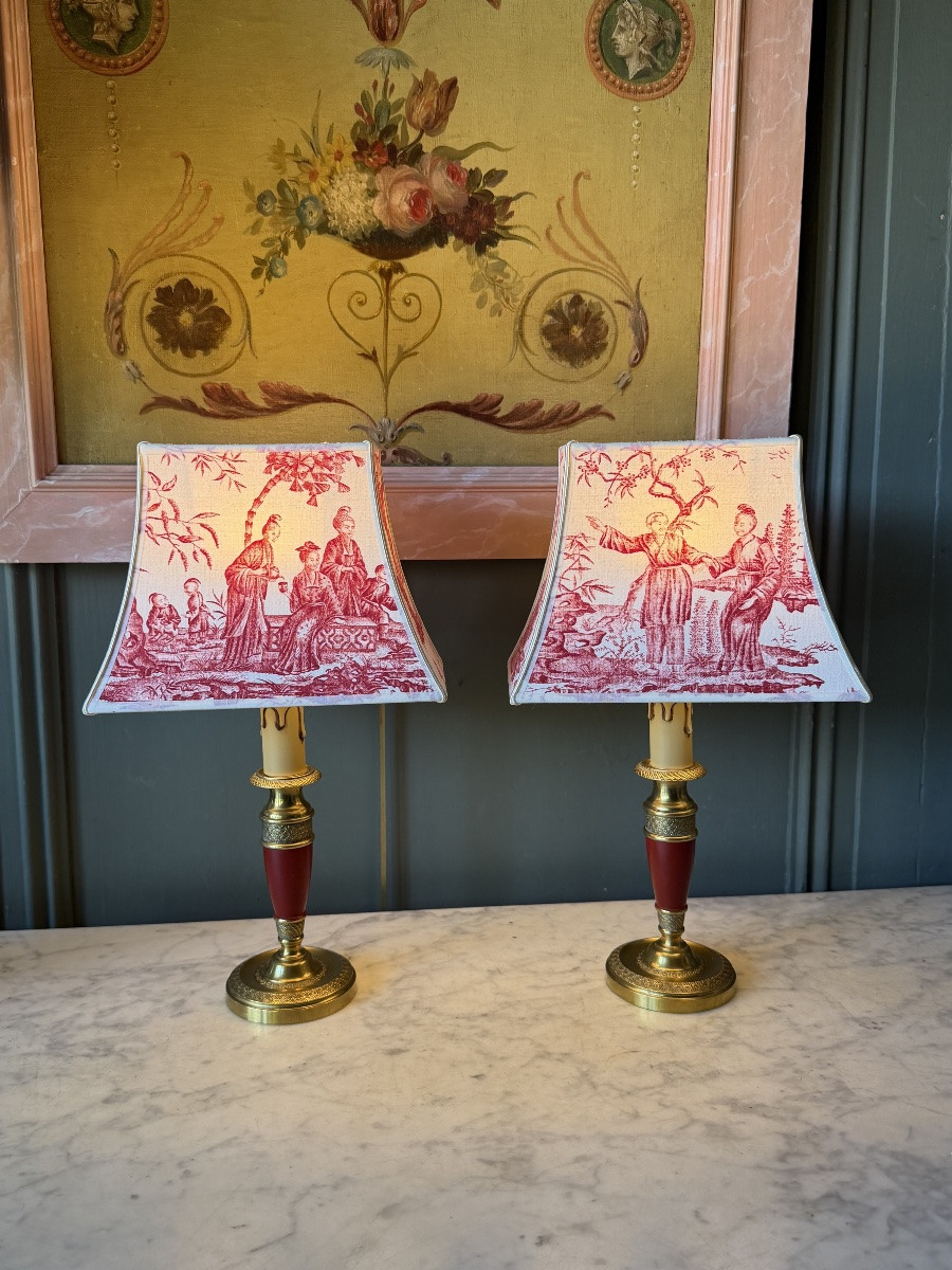 Pair Of Cordless Table Lamps -photo-4