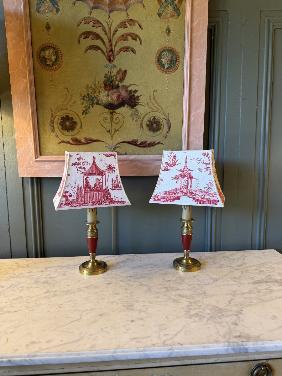 Pair Of Cordless Table Lamps -photo-2