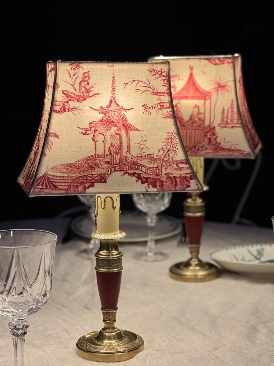 Pair Of Cordless Table Lamps -photo-7