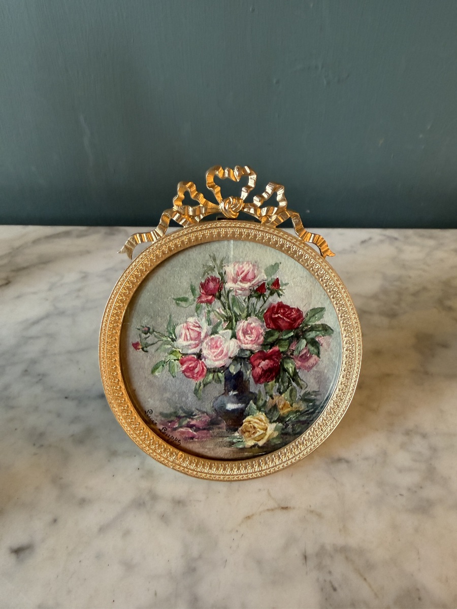 Bouquet Of Roses, Miniature By Lucie Louppe-photo-2