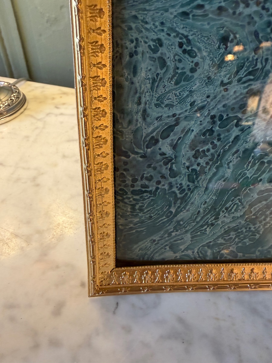 Cadre, porte photo style Louis XVI, 23.3 cm x 14.7 cm-photo-4