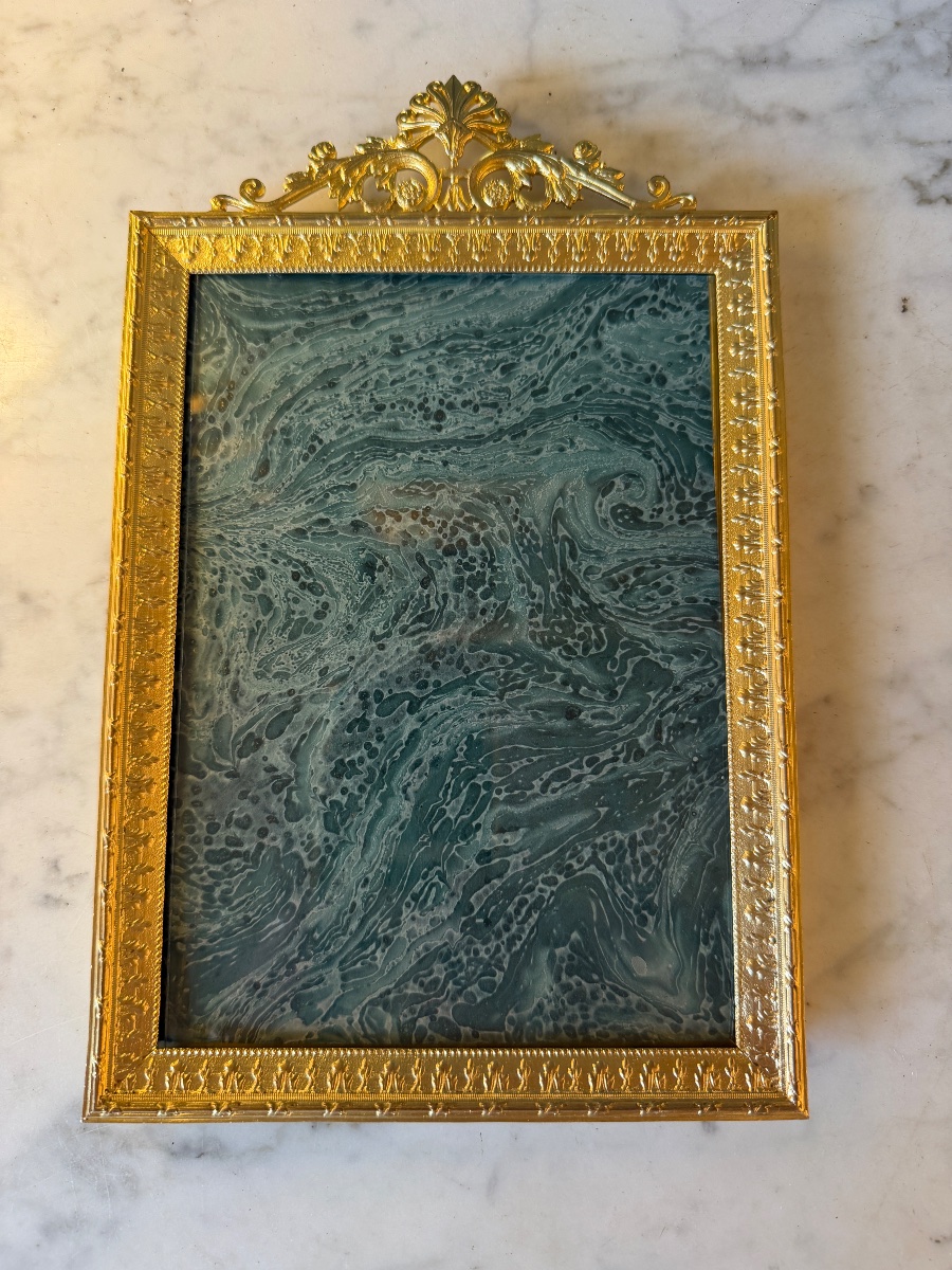 Cadre, porte photo style Louis XVI, 23.3 cm x 14.7 cm-photo-7