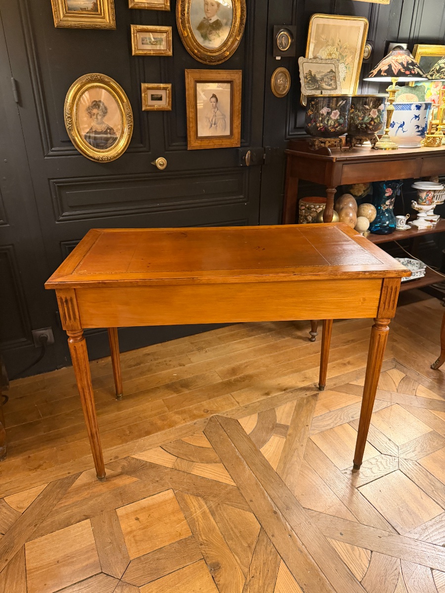 Bureau plat de style Louis XVI-photo-2