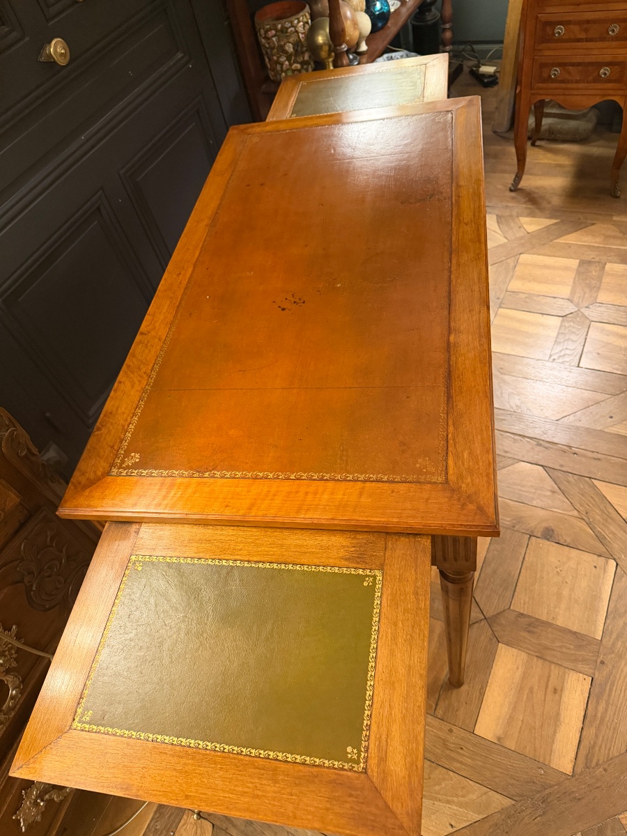 Bureau plat de style Louis XVI-photo-6