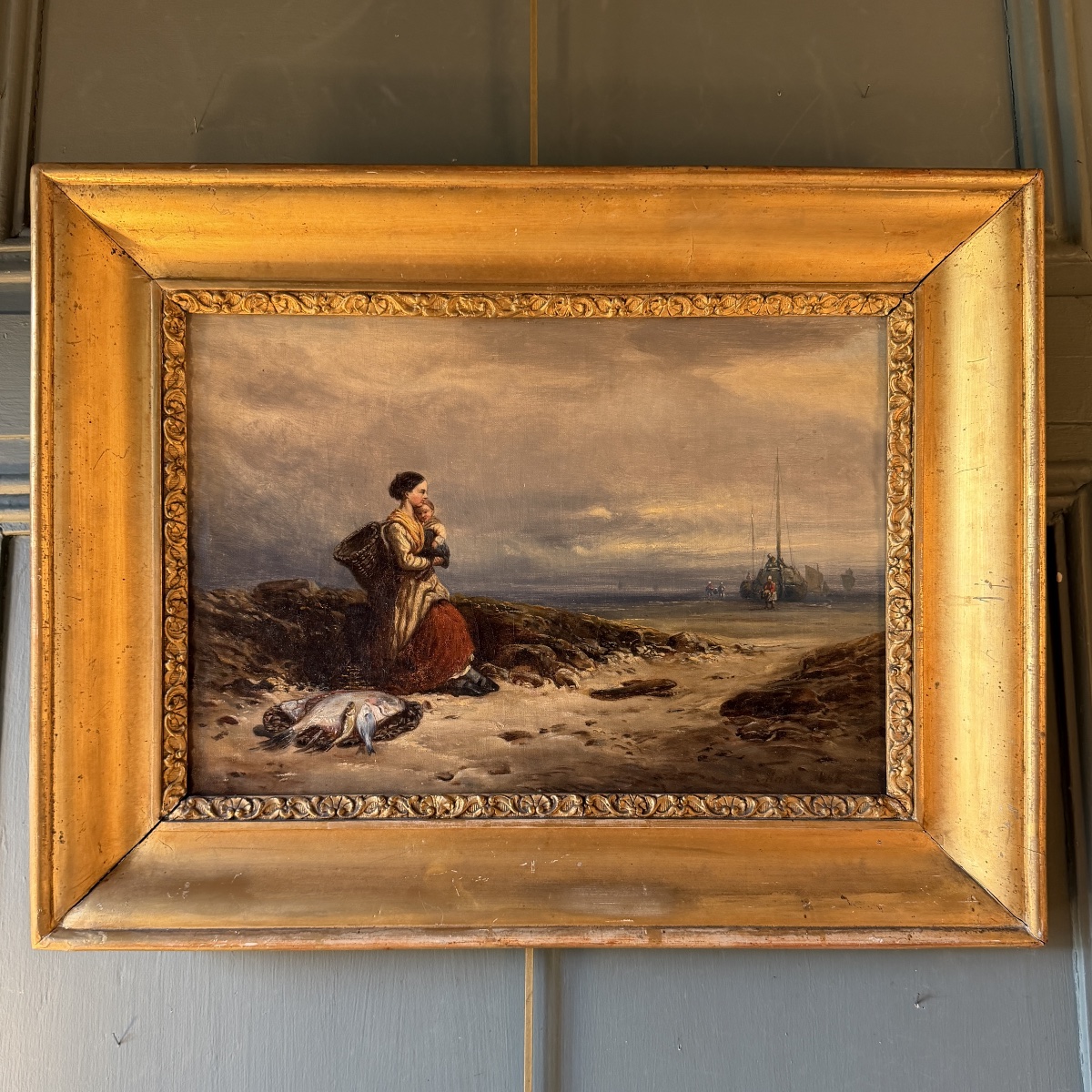 Return From A Fishing Trip, After Friedrich Fritz Hildebrandt
