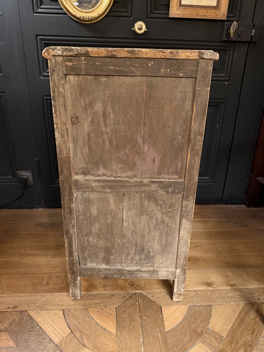 Small Painted Wooden Secretary Desk In The Louis XVI Style-photo-4