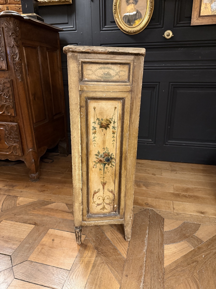 Small Painted Wooden Secretary Desk In The Louis XVI Style-photo-3