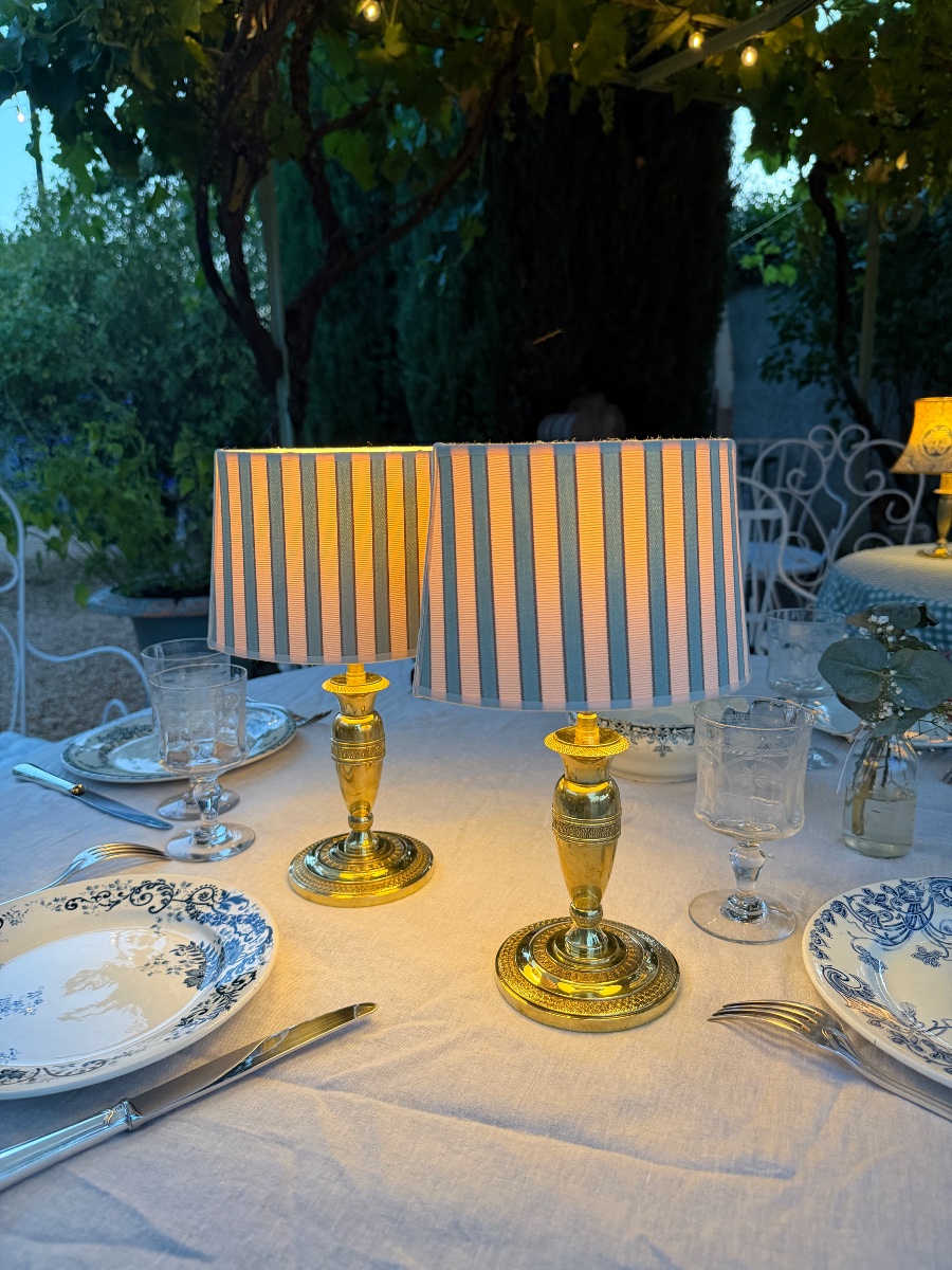 Paire de lampes de table sans fil, Hauteur 32 cm-photo-3