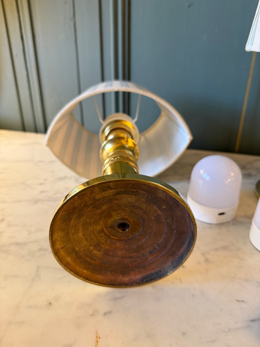 Paire de lampes de table sans fil, Hauteur 32 cm-photo-4