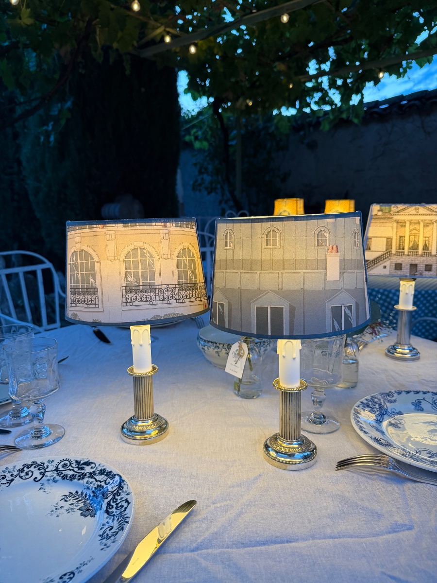 Paire de lampes sans fil, Hauteur 32 cm-photo-5