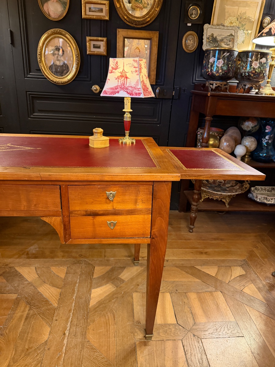 Bureau plat de style Louis XVI-photo-7