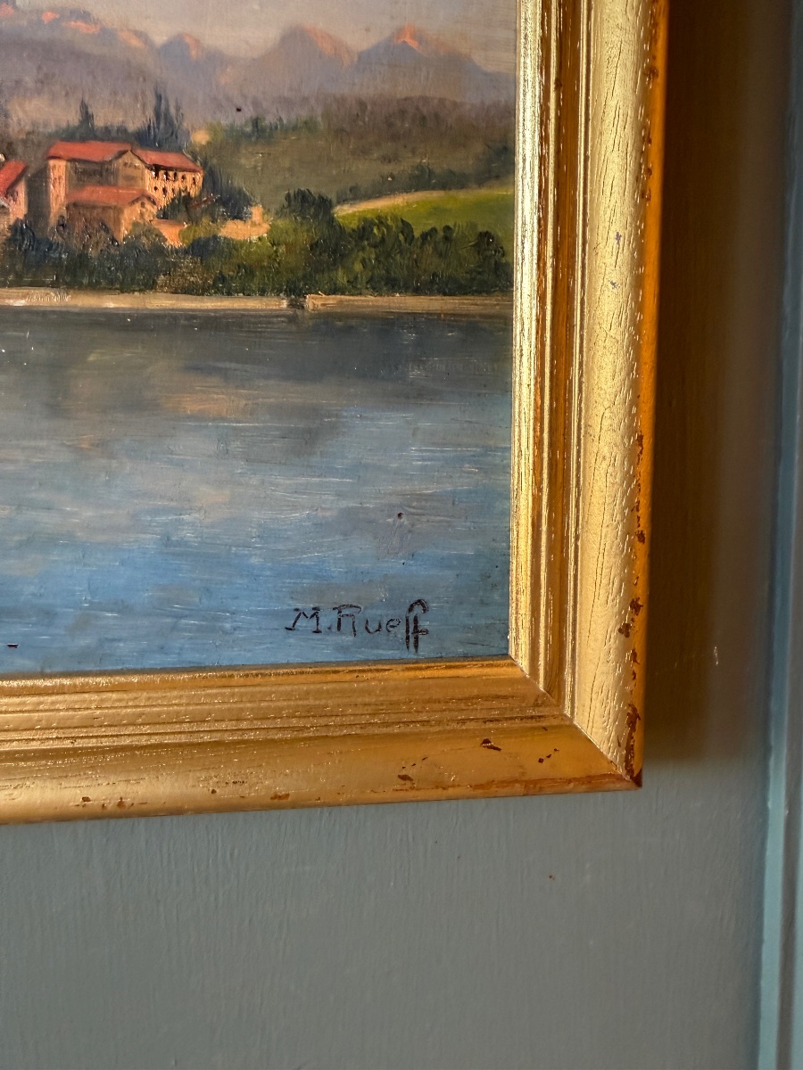 Lac Alpin, tableau début XXème-photo-4
