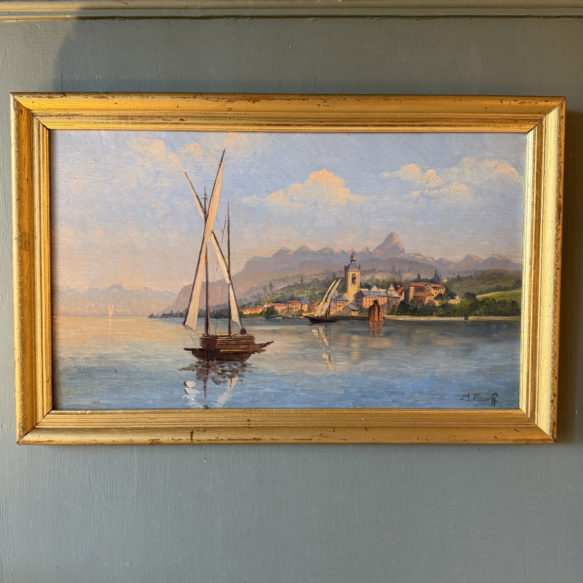 Lac Alpin, tableau début XXème