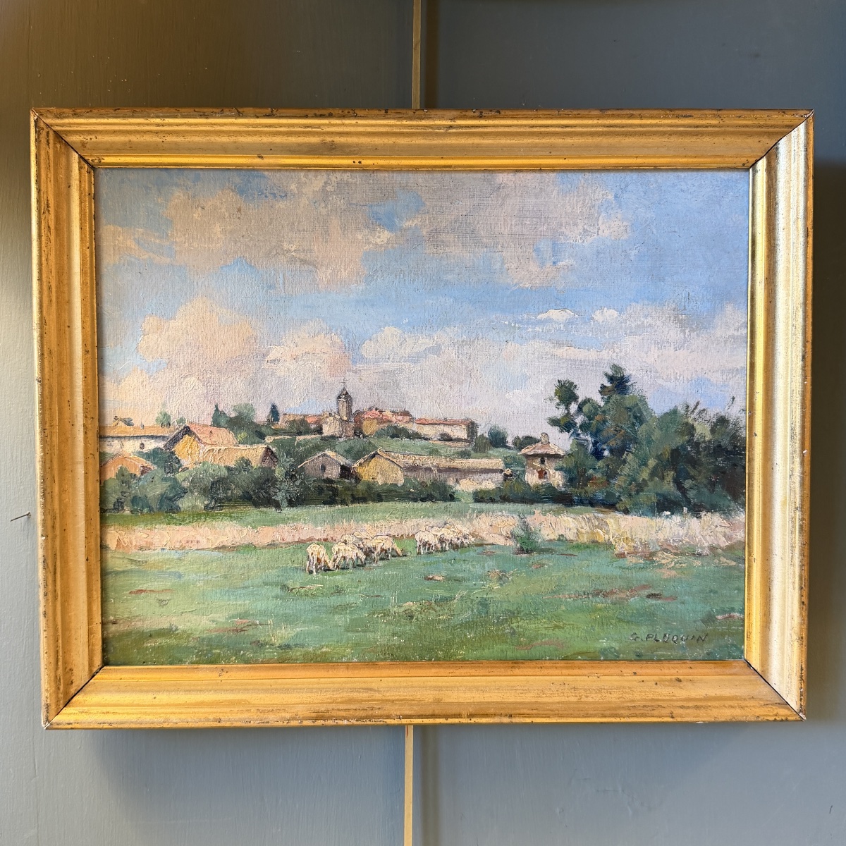 Country Landscape By Gaston Ploquin
