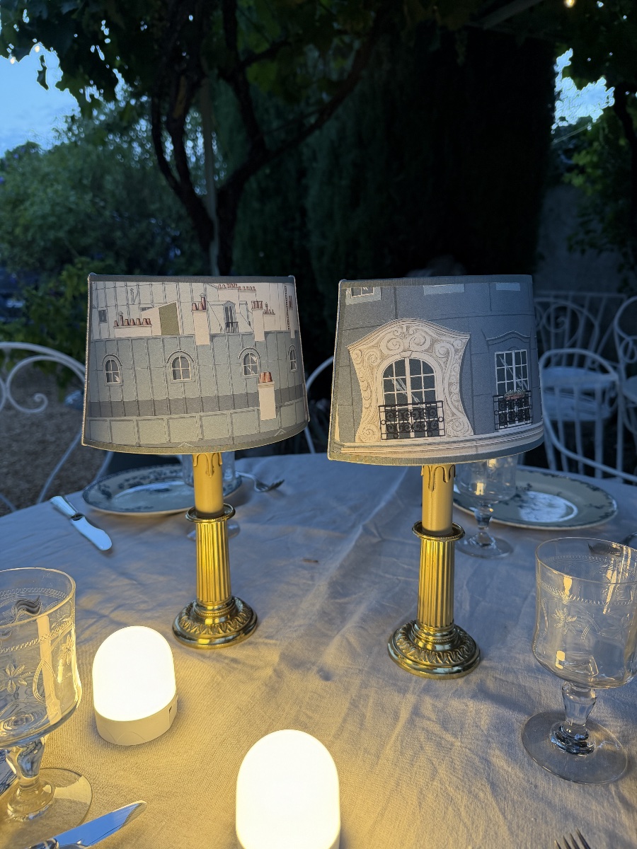 Paire de lampes sans fil, Hauteur 33 cm-photo-6