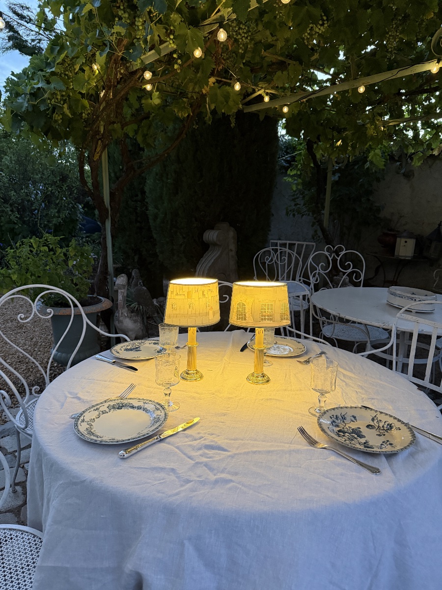Paire de lampes sans fil, Hauteur 33 cm-photo-8