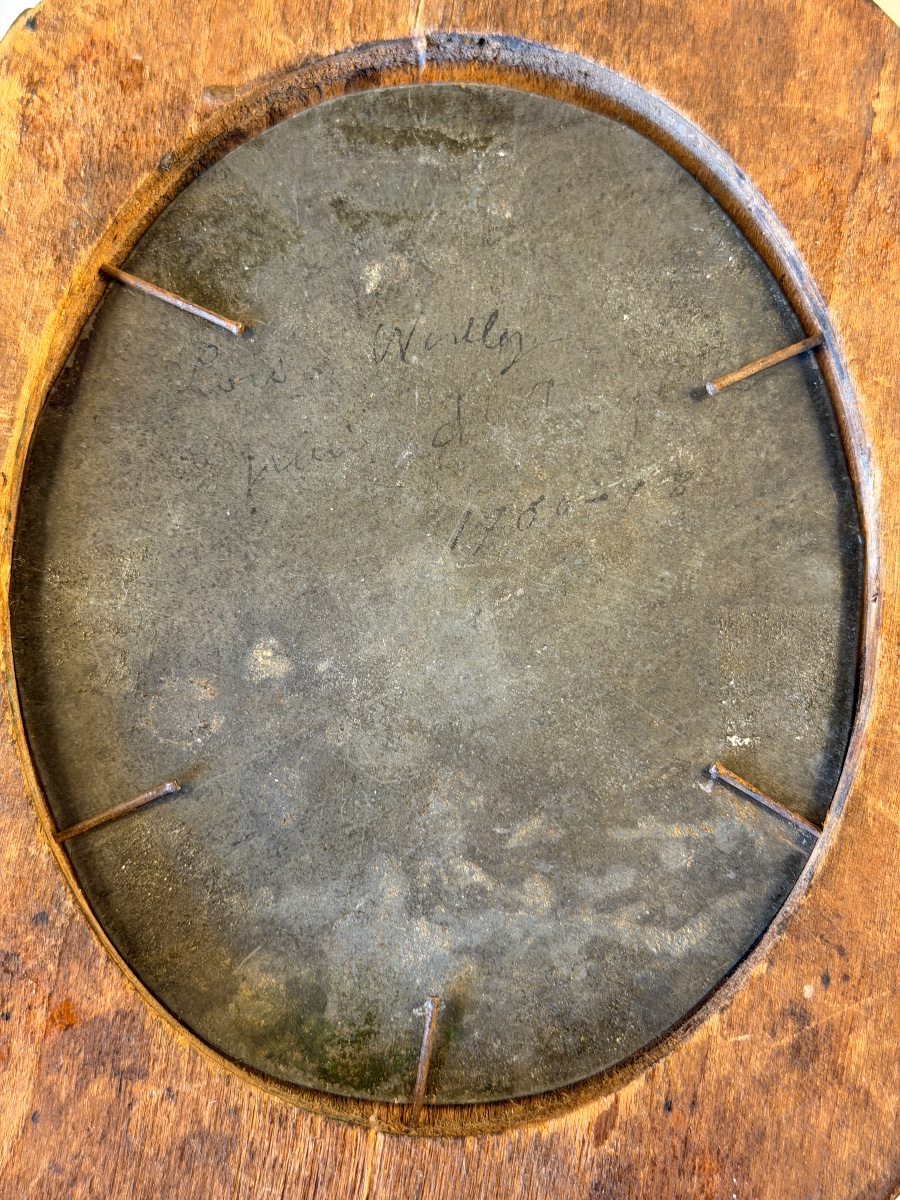 Petit portrait d'homme XIXème, 20,5 cm x 17 cm-photo-2