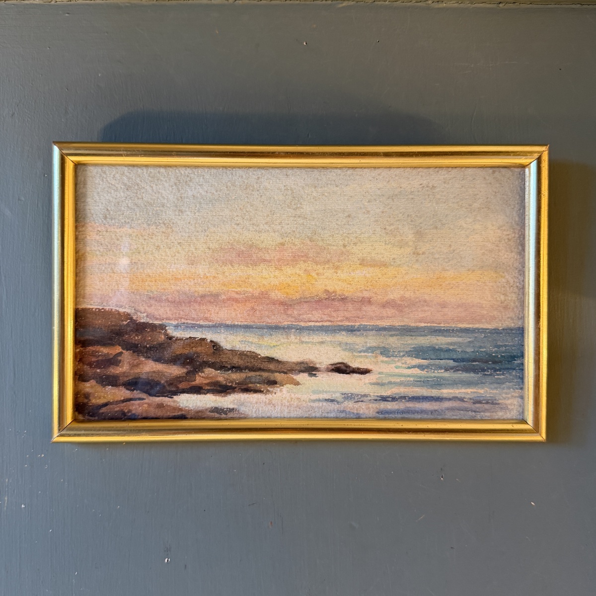 Seaside, Early 20th-century Watercolor No. 4