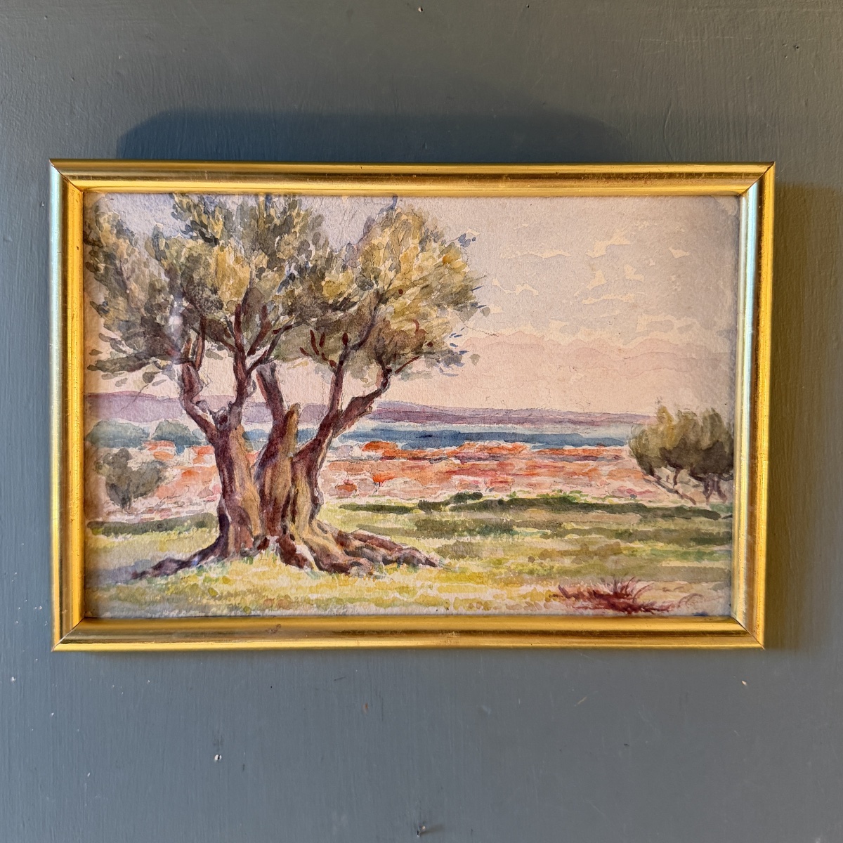 Seaside, Early 20th-century Watercolor No. 8