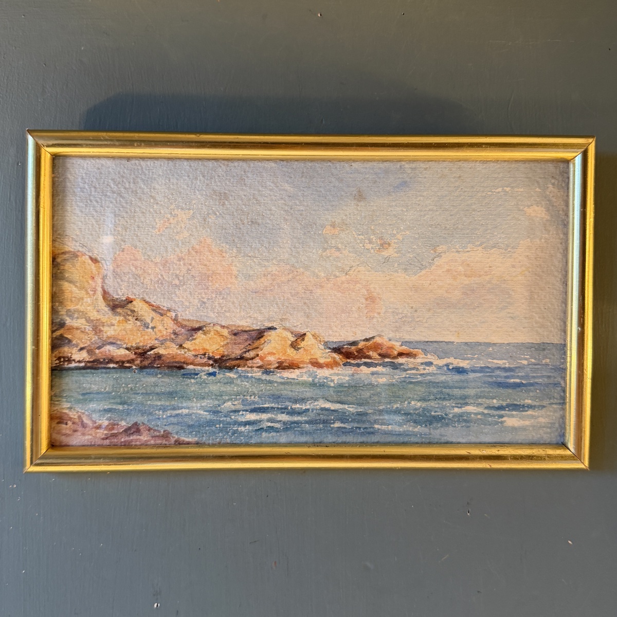 Seaside, Early 20th-century Watercolor No. 10