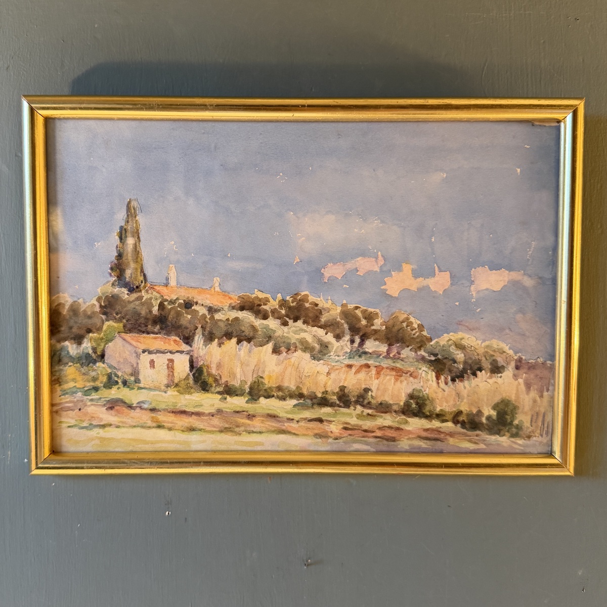 Provence, Early 20th-century Watercolor No. 12