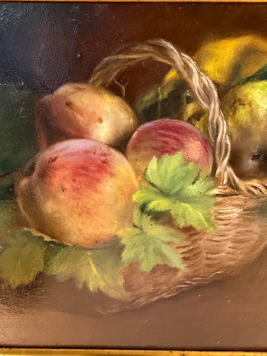 Still Life With A Basket Of Apples-photo-4