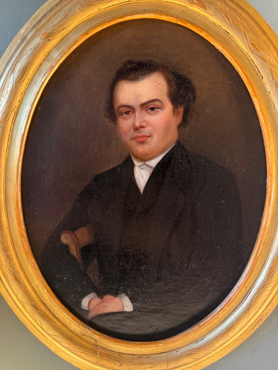 Portrait Of An Elegant Man From The 19th Century-photo-2