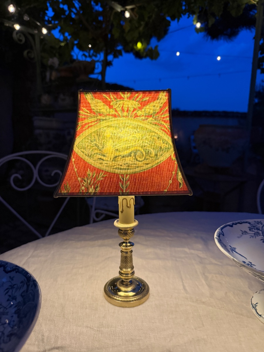 Pair Of Cordless Table Lamps, Height 34 Cm-photo-2