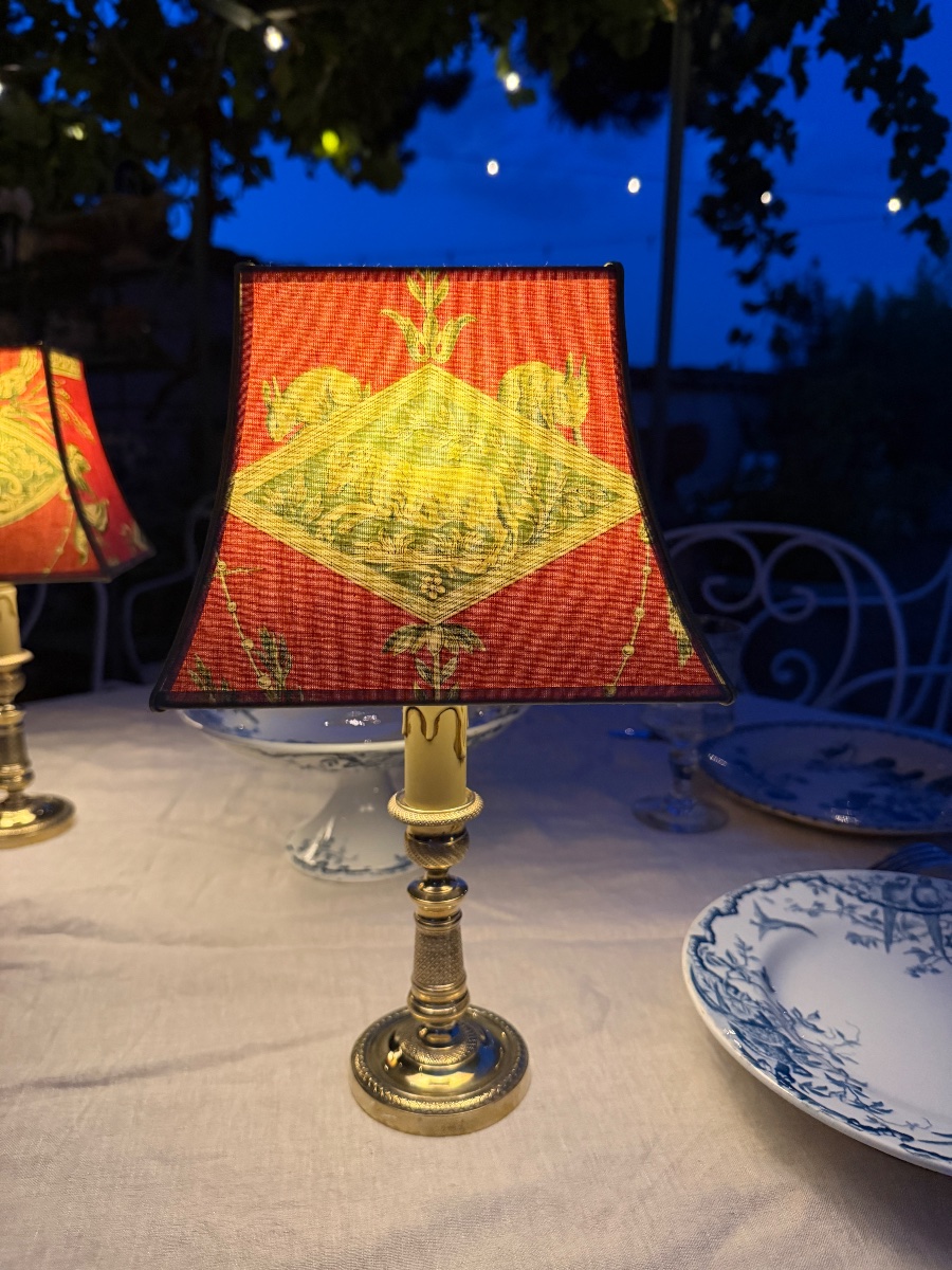 Pair Of Cordless Table Lamps, Height 34 Cm-photo-3