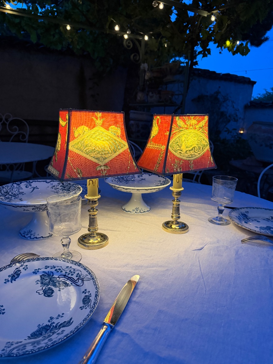 Pair Of Cordless Table Lamps, Height 34 Cm-photo-4