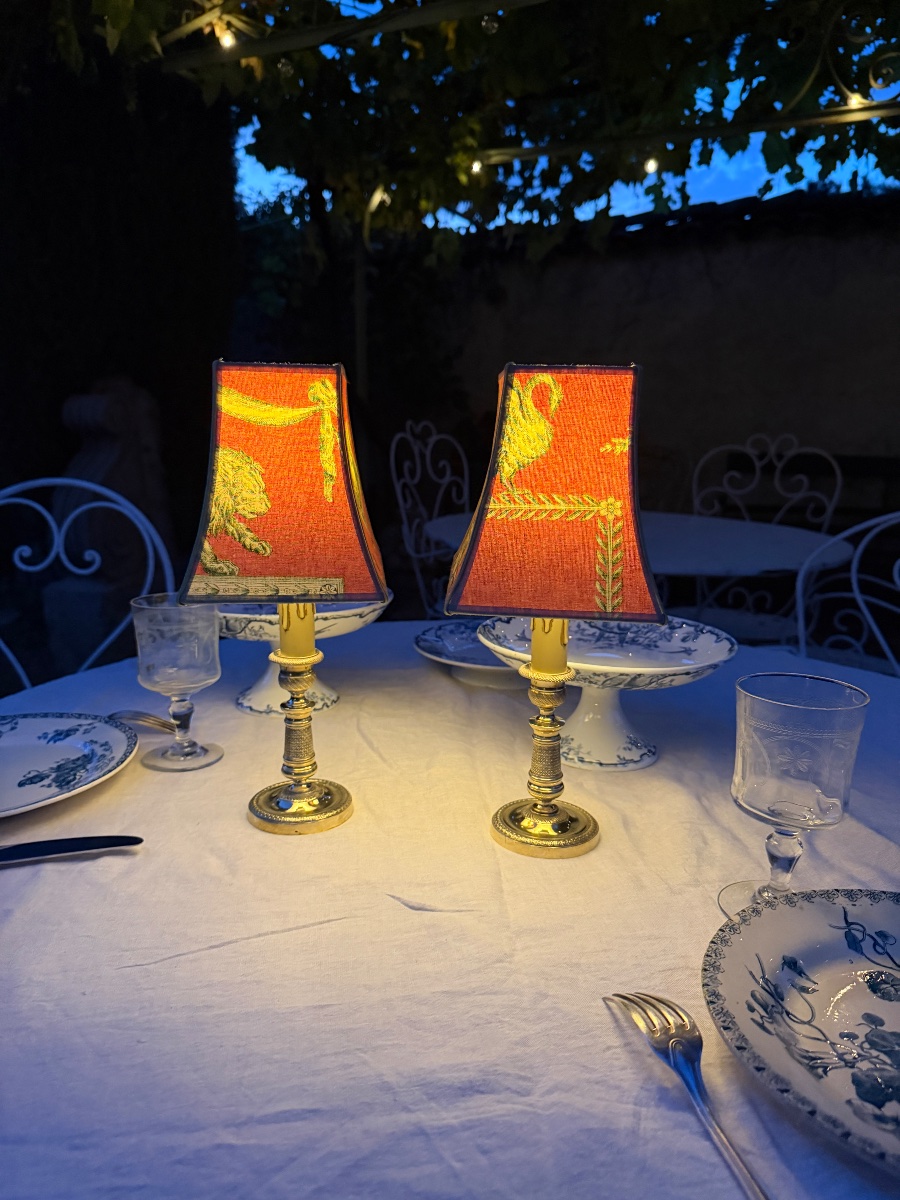 Pair Of Cordless Table Lamps, Height 34 Cm-photo-3