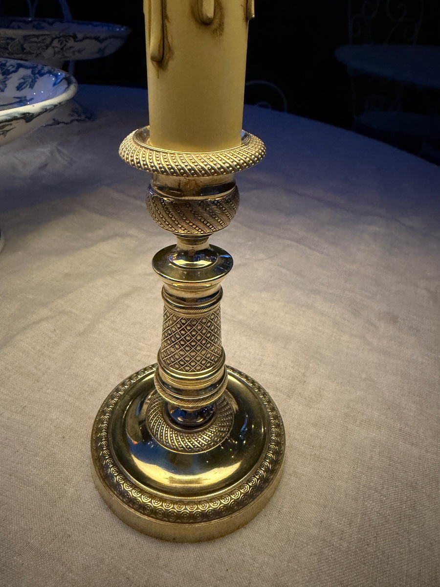 Pair Of Cordless Table Lamps, Height 34 Cm-photo-4