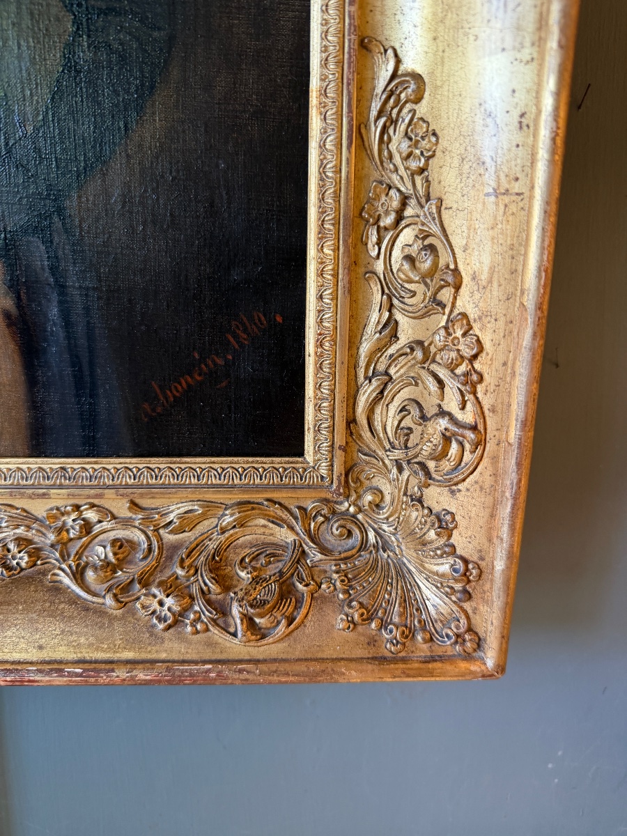 Portrait Of An Elegant Young Man, Dated 1840-photo-3