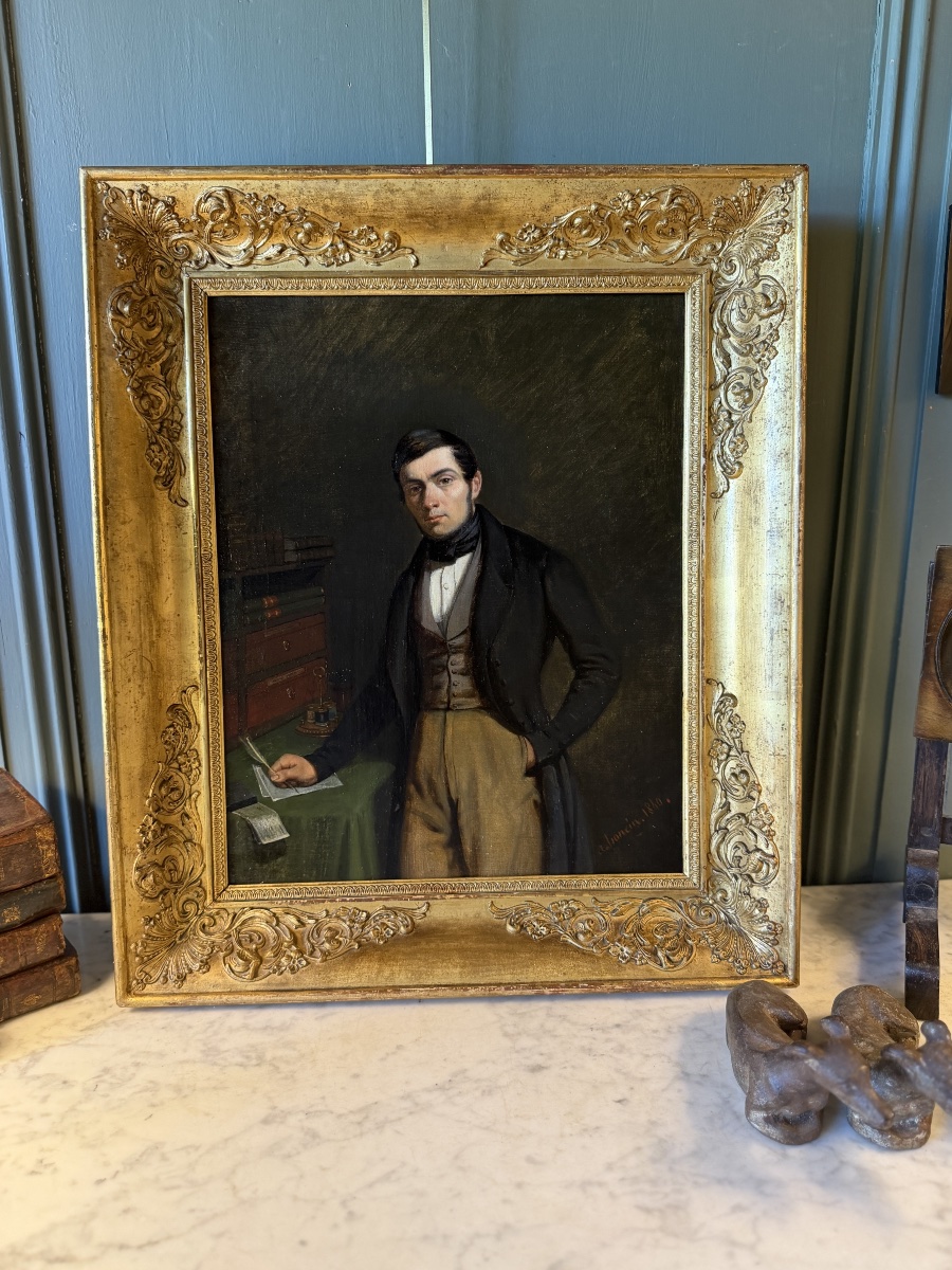 Portrait Of An Elegant Young Man, Dated 1840-photo-5