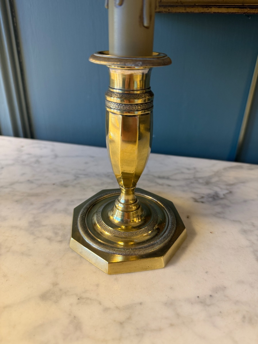 Pair Of Cordless Lamps, Height 34.5 Cm-photo-2
